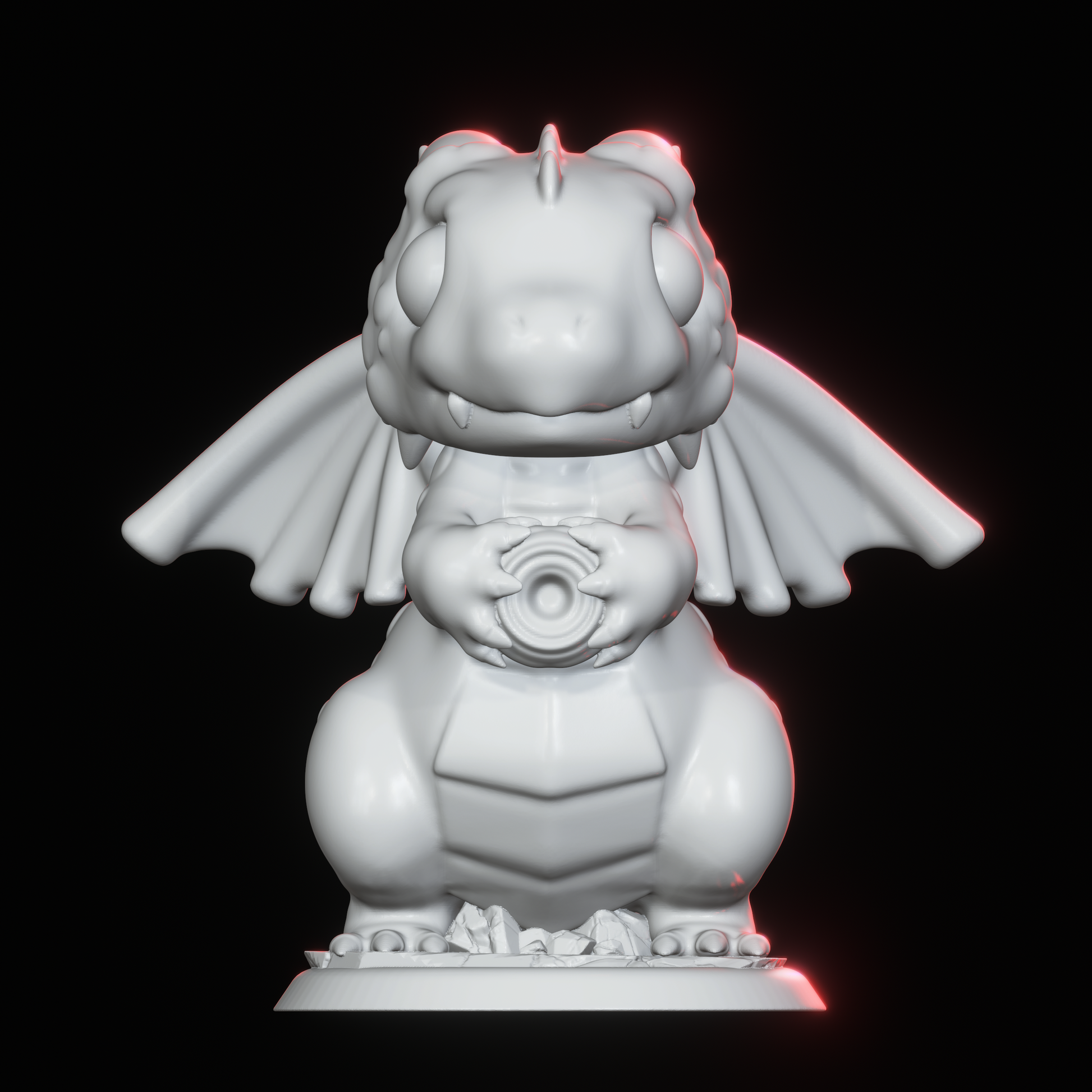 Chibi Dragon Mini – “Biscuit” (STL Only)