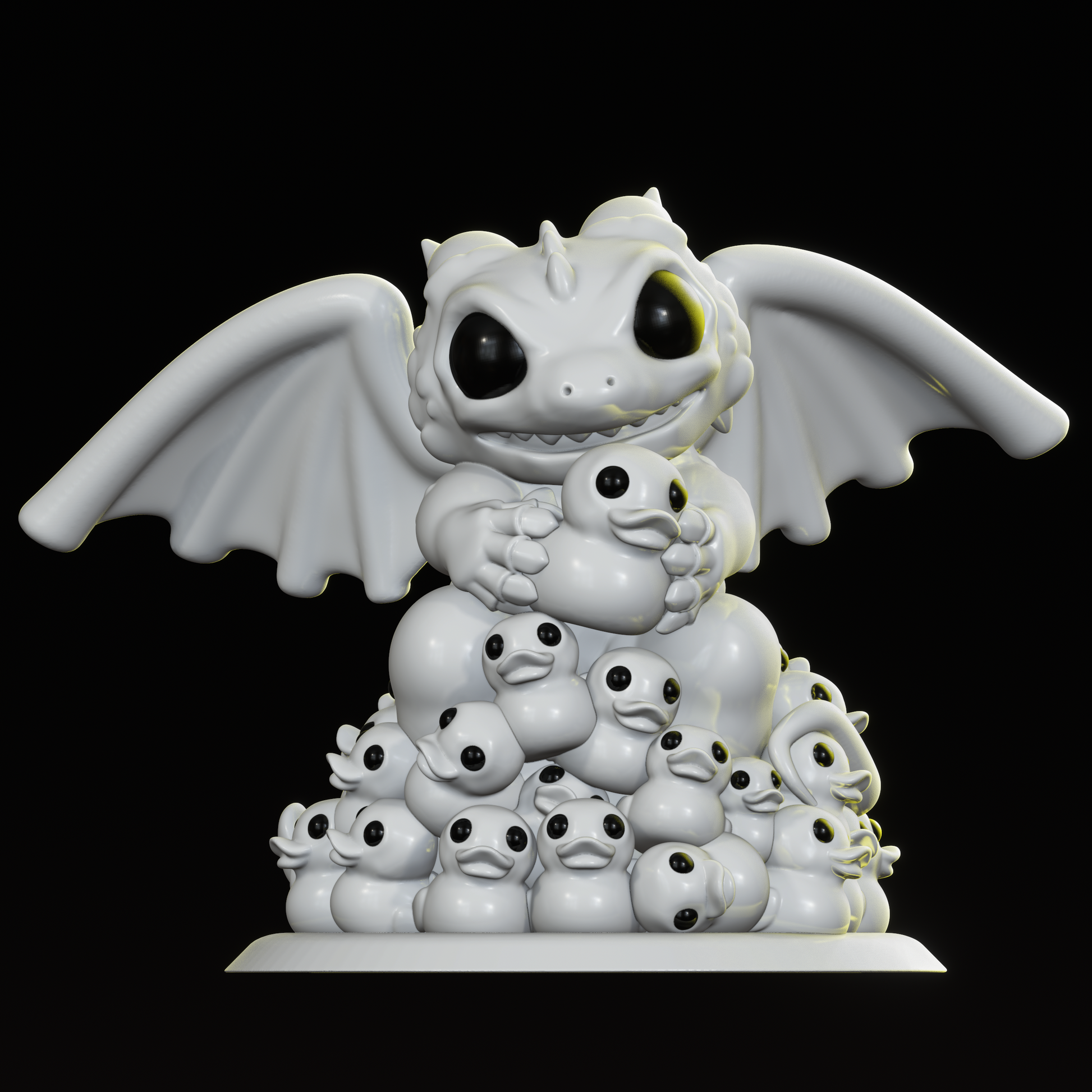 Chibi Dragon Mini – Rubber Duck Hoard (STL Only)