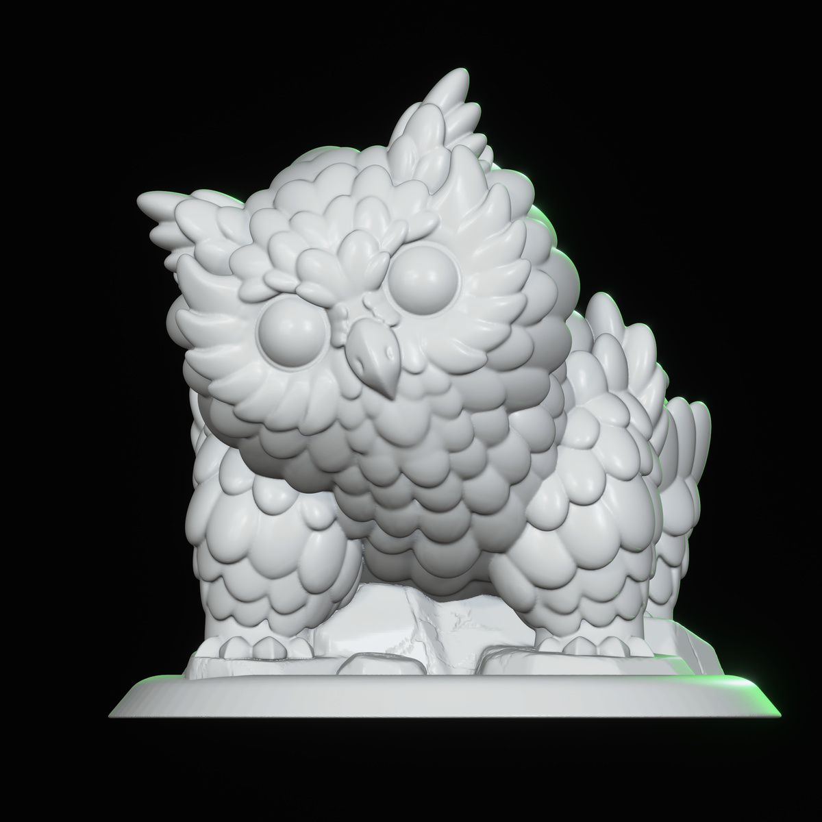 Chibi Owlbear Mini (STL Only)