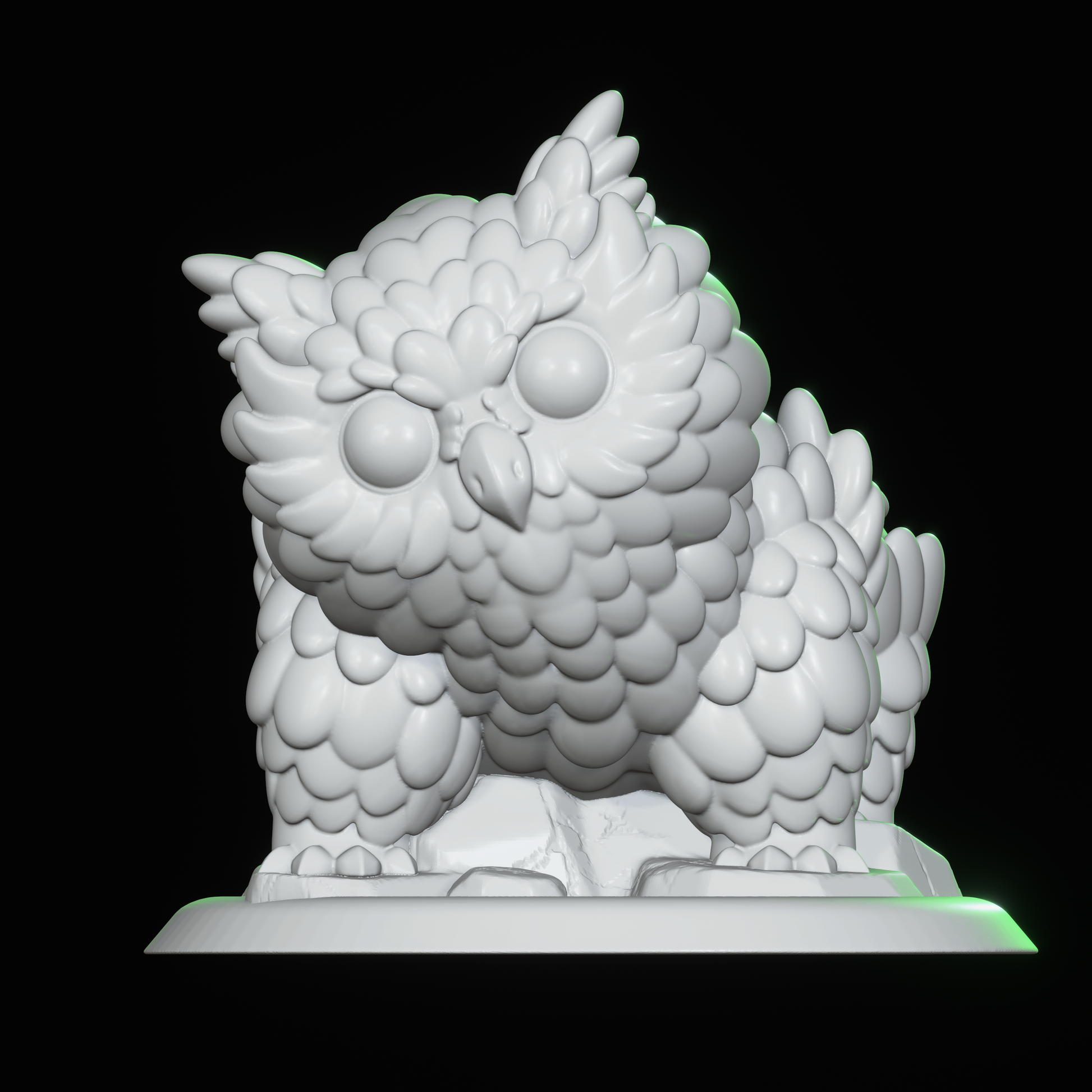 Chibi Owlbear Mini (STL Only)